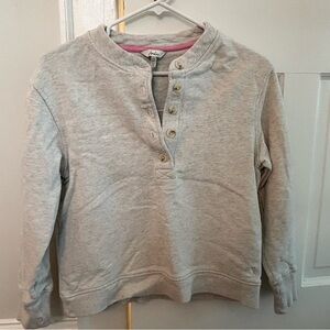 Joules Gray Button-Up Sweater